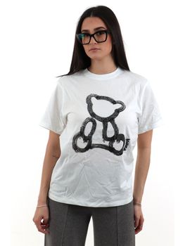 T-Shirt Disclaimer 54931 da donna bianca.
