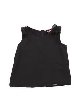 Top Liu Jo GA3132T3052 da bambina nero.