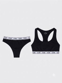 Set Icon IGUFS001749 da bambina nero.