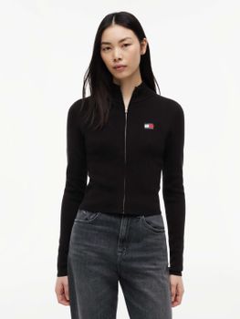 Felpa Tommy Jeans DW0DW20967 da donna nera.