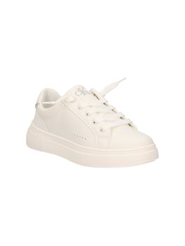Sneakers Calvin Klein V3A9-82023 da bambina bianco+argento.