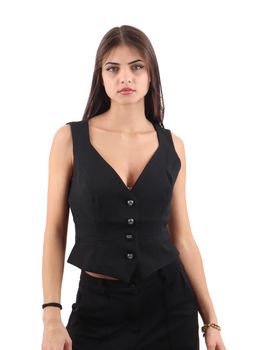 Gilet Guess W5RH85 WGX02 da donna nero.