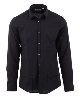 Camicia Daniele Alessandrini C1657R13244 1 da uomo nera.