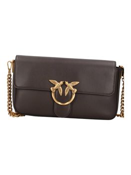 Borsa Pinko Love One Slouchy classic 107925 A2JG da donna marrone+oro.