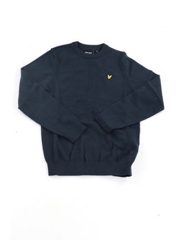 Maglioncino Lyle&Scott KNB2000VCT da bambino dark navy.