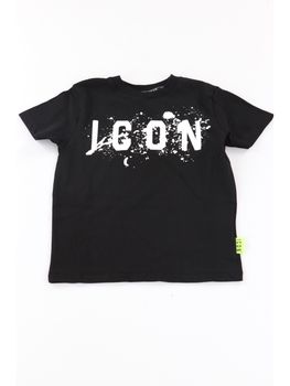 T-shirt Icon IBKS00520 da bambino nera.