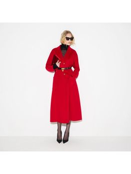 Cappotto Elisabetta Franchi CP03D67E2 da donna red passion.