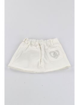 Gonna Liu Jo KA5071T2934 da bambina bianca