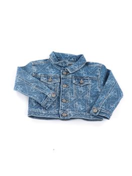 Giubbino Guess K6RL06 D5FM0 da bambina jeans scuro.