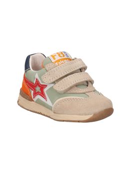 Sneakers Falcotto 1E74 NEW FERDI da bambino beige+arancio.