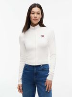 felpa tommy jeans dw0dw20967 da donna ancient white.