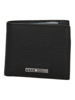 Portafoglio Tommy Hilfiger AM0AM14785 da uomo nero.
