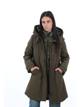 Parka Wollrich CFWWOU1105FB da donna dark green.