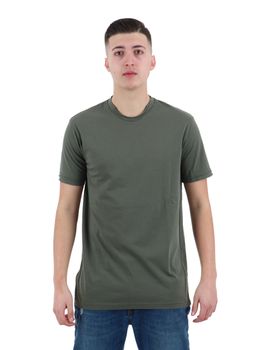 T-Shirt Daniele Alessandrini M9432E6434 133 da uomo verde.