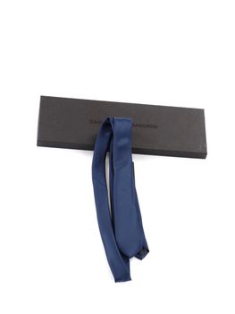 Cravatta Daniele Alessandrini DURC0004 da uomo blu.