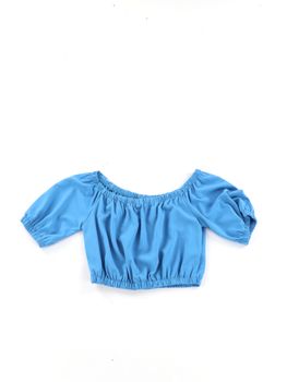Blusa J'Aime 4371G da bambina azzurra.