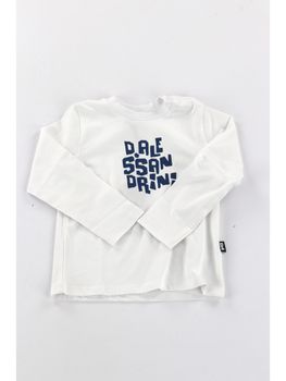 T-shirt Daniele Alessandrini 1291M00013 da neonato bianco.