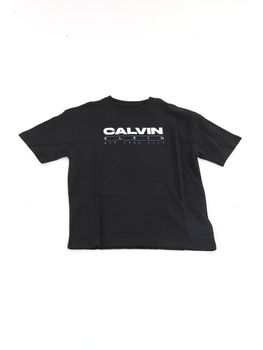 T-shirt Calvin Klein LVCKTJA43B da bambino nera.