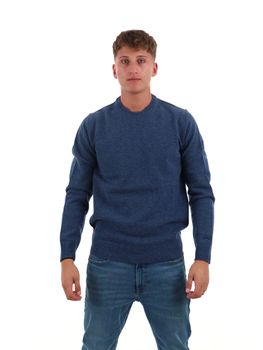Maglia Mc2 Saint Barth REGE011 00059 da uomo azzurra.