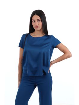Blusa Rinascimento CFC0127880003 da donna blu.