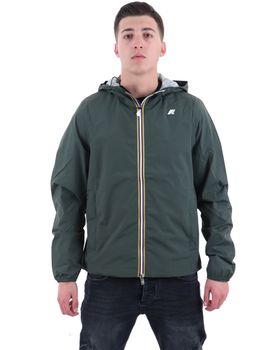 Giubbino K-Way K3123UW da uomo verde.