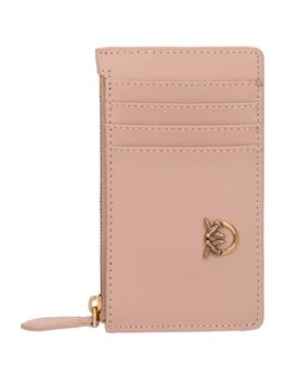 Portacarte Pinko 100251 A0F1 AIRONE da donna cipria e oro.