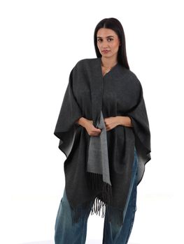 Poncho Liu Jo 2F6042T2751 da donna antracite.
