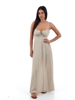 Abito I AM 26135 da donna beige.