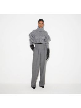 Pantalone Elisabetta Franchi PA22367E2 da donna grigio.