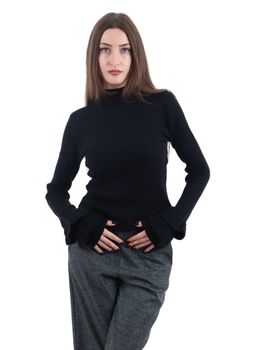 Maglia Choral F006 da donna nera.