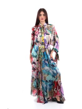 Abito Just Cavalli 78PAO929 NS594 da donna multicolor.