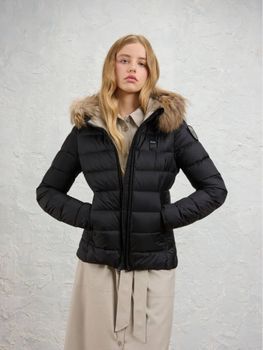 Piumino Blauer BLDC03038 006047 da donna nero.