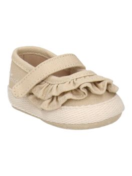 Scarpa da culla Chicco 073007 da neonata ecrù.