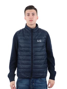 Smanicato EA7 8NPQ06 PNGPZ da uomo blu.
