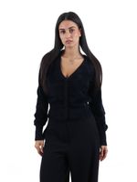 cardigan yes zee m092 is00 da donna nero.