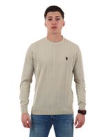 maglia u.s polo assn 173012 0000245 da uomo panna.