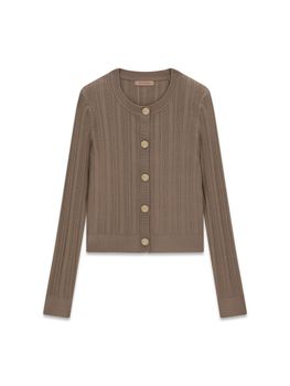 Cardigan Guess W6YR26 Z0973 da donna taupe.