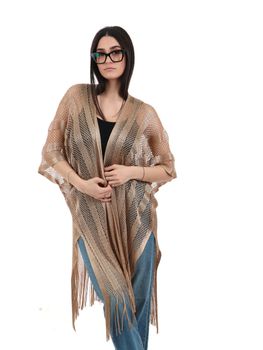 Poncho Liu Jo 2A5001T0300 da donna oro.
