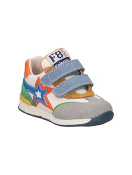 Sneakers Falcotto 1B58 NEW FERDI da bambino grigio+bianco+verde