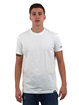 T-shirt Dsquared2 D9M205420 da uomo bianca.