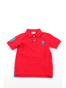 Polo U.S. Polo Assn 41029 67323 155 da bambino rossa.
