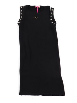 Vestito Liu Jo GA6108MA74R da bambina nero.