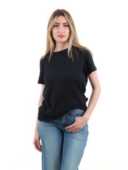 T-shirt Armani Exchange XW002294 AF17172 da donna nera.