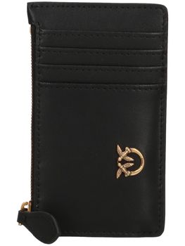 Portacarte Pinko Airone 100251 da donna nero+oro.