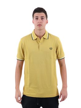 Polo Fred Perry M3600 Y33 da uomo gialla.