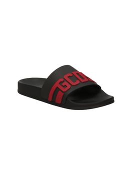 Ciabatta GCDS B1EU4901 da uomo nero+bordeaux.