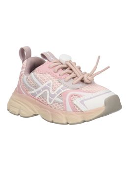 Sneakers Naturino 1N29 da bambina bianca+cipria.