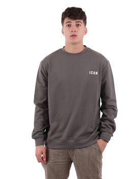 Felpa Icon IUPREF007 da uomo piombo.