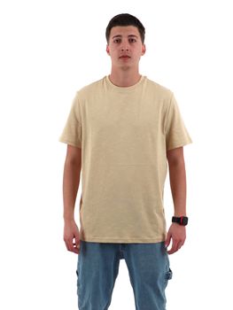 T-shirt Yos SLE6TS010715U da uomo sand.