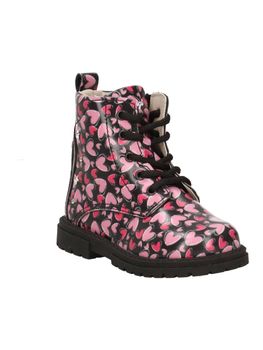 Anfibi Primigi 8909611 da bambina neri+rosa.